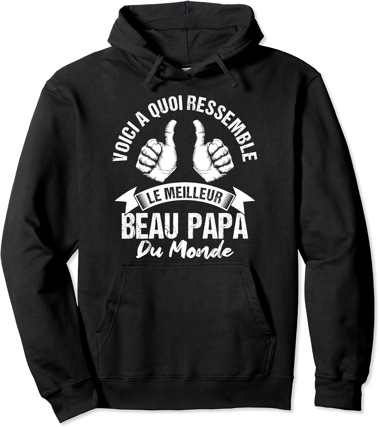 cadeau beau pere Le meilleur Beaupère du monde beau Papa Sweat à Capuche Amazon.fr Mode